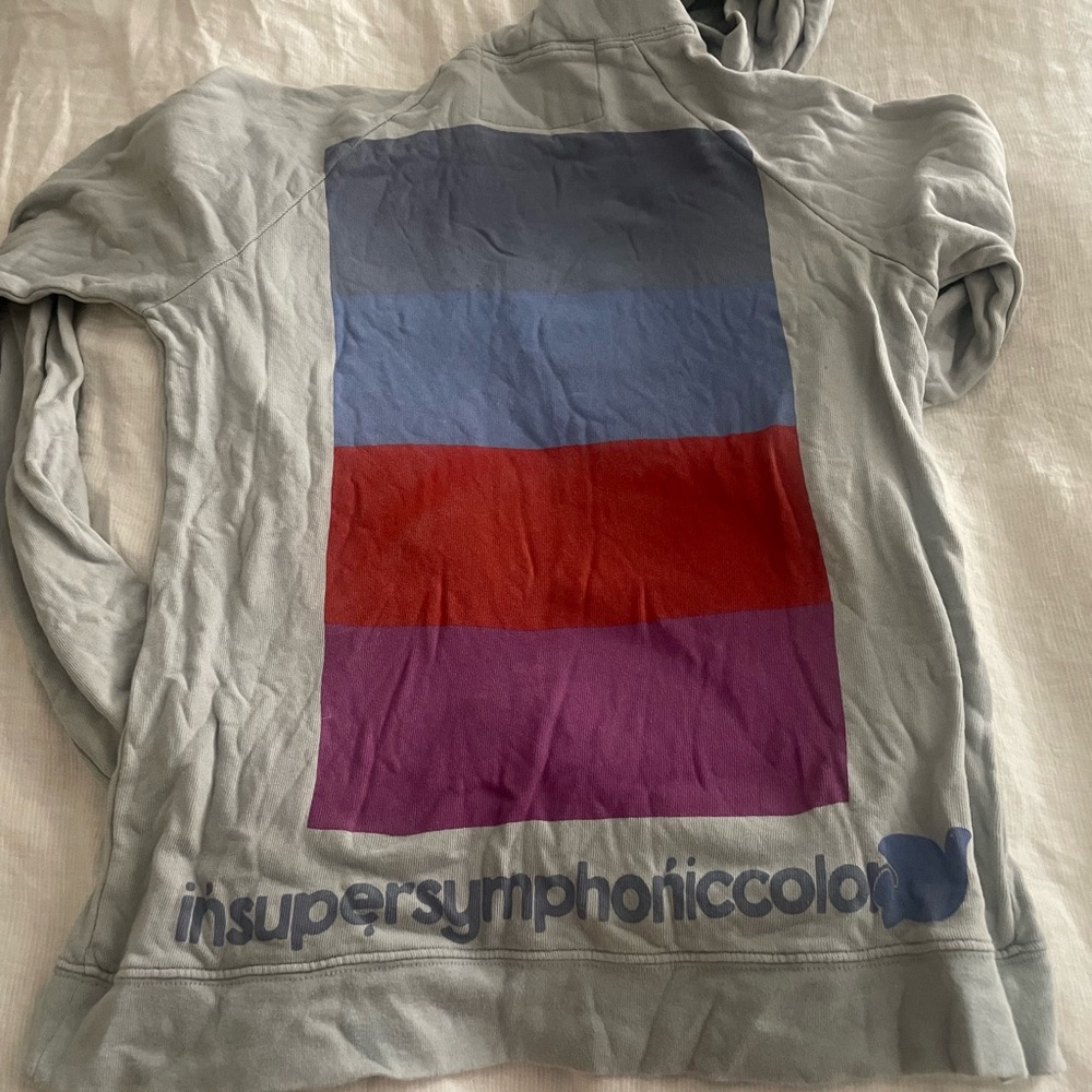Free City Hoodie with Graphic Print insupersymphoniccolor